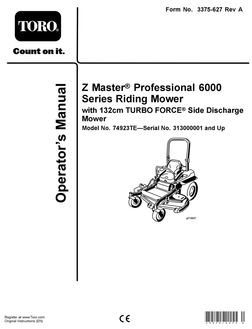 Toro 74923TE User manual