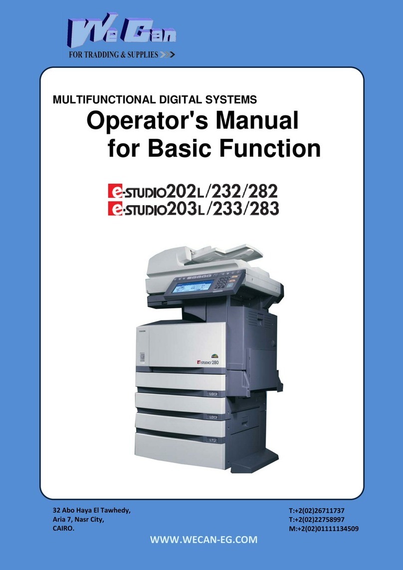 Wecan E-STUDIO202L User manual