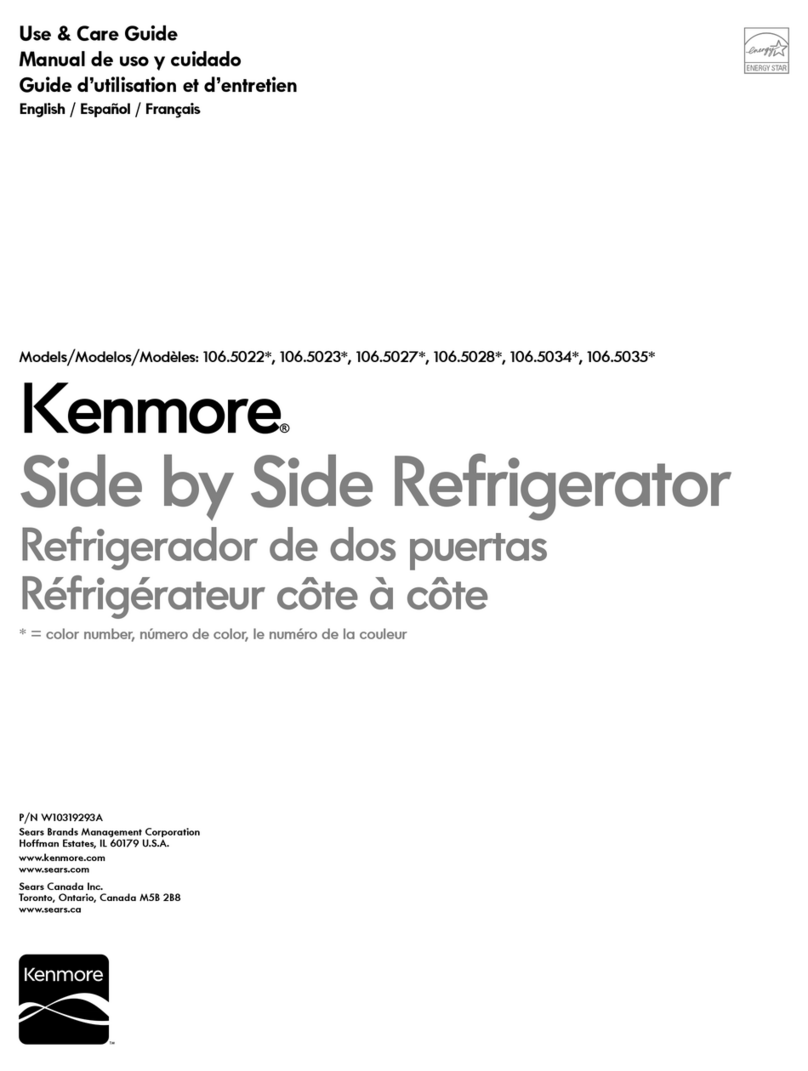 Kenmore 106.5022 Series Use & care guide