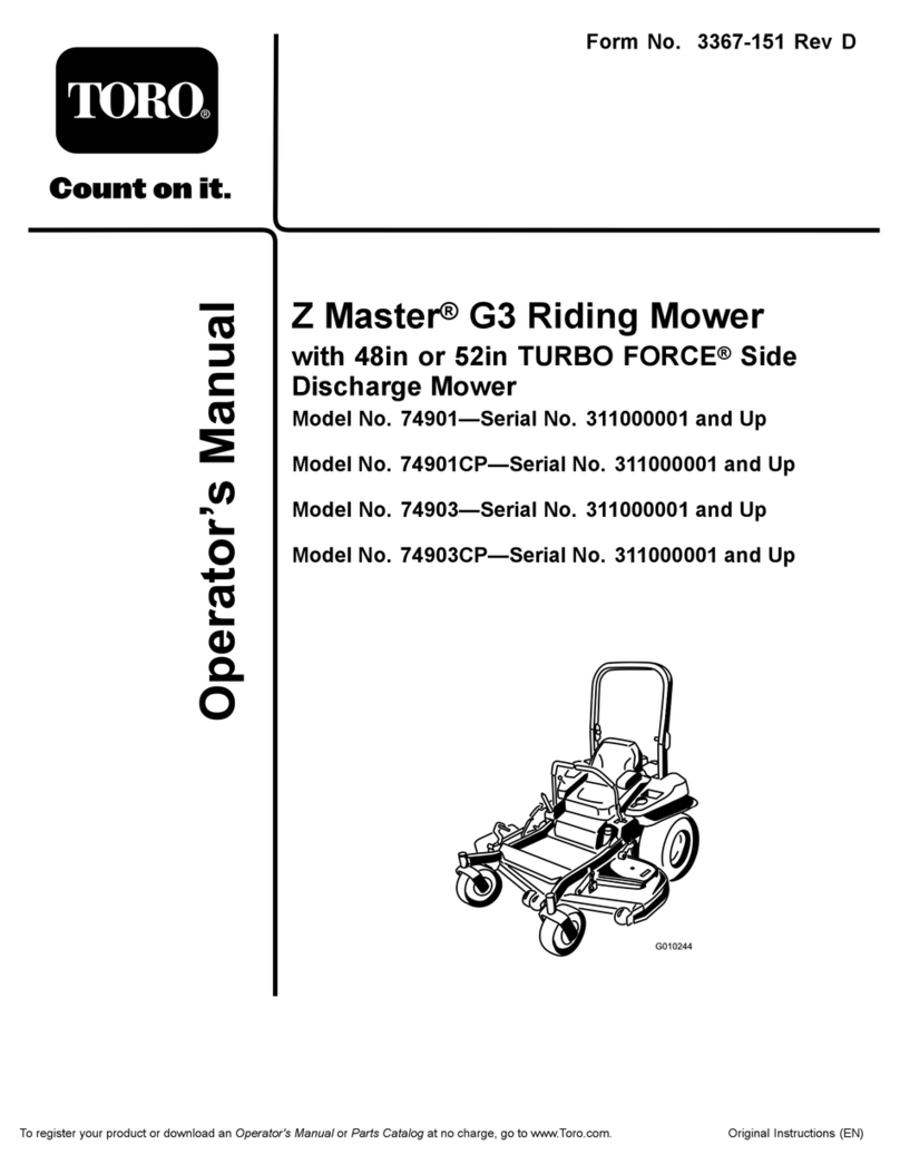 Toro Z Master 74901 User manual