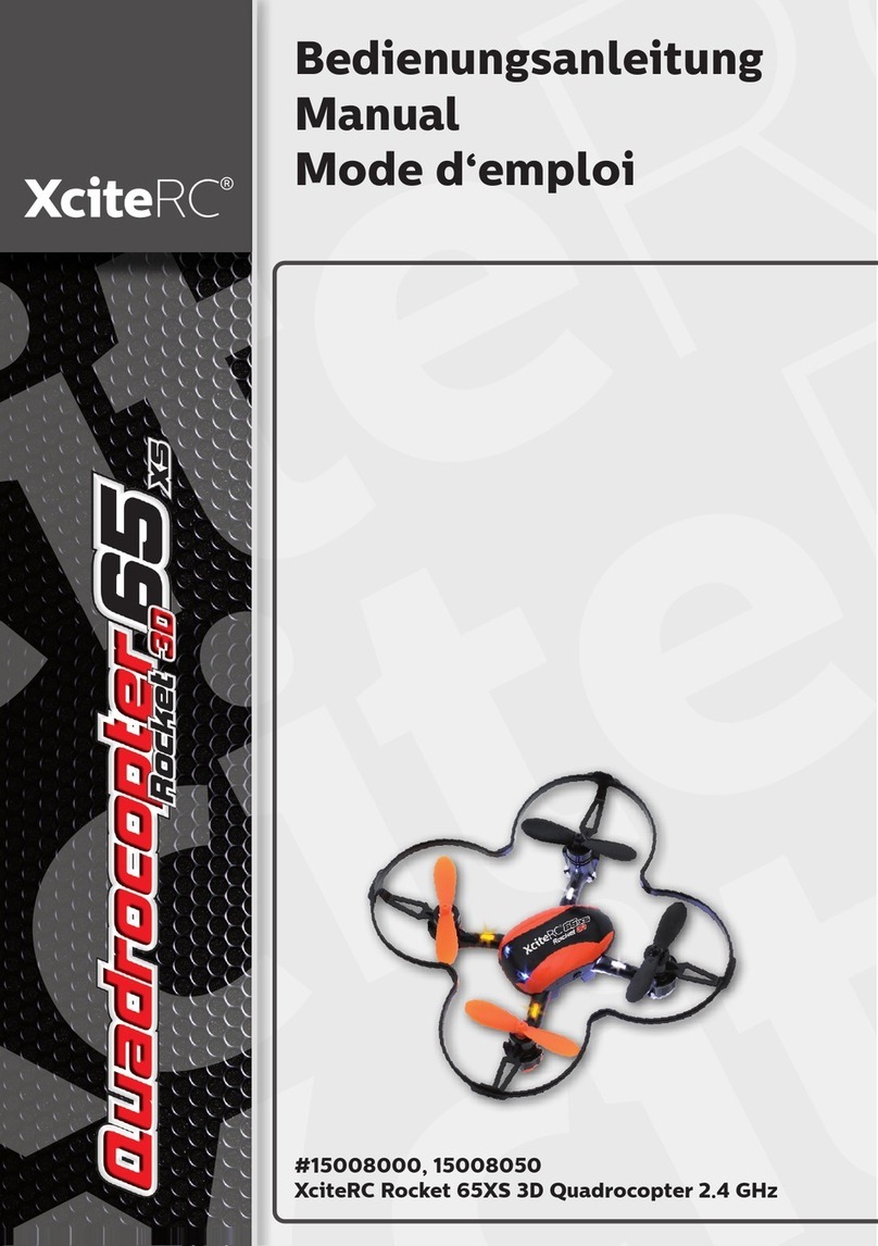 XciteRC 56 XS ROCKET 3D User manual