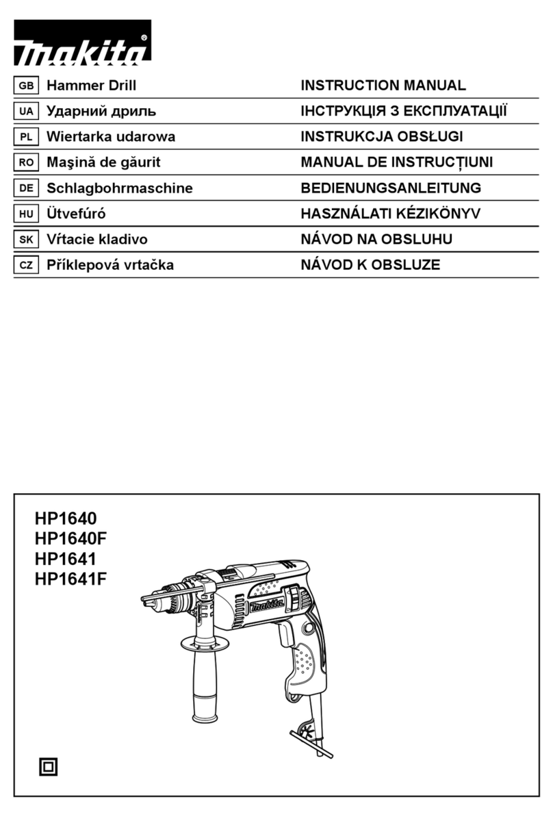 Makita HP1640 User manual