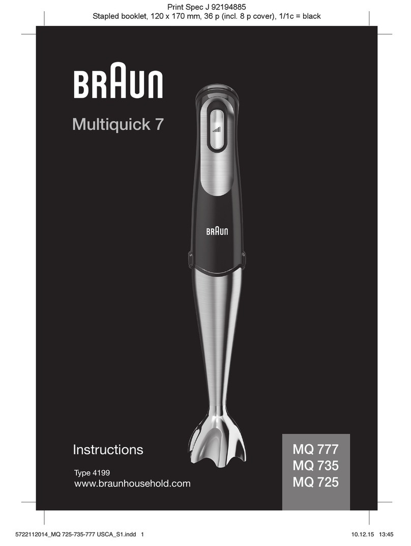 Braun MQ777 Multiquick 7 User manual