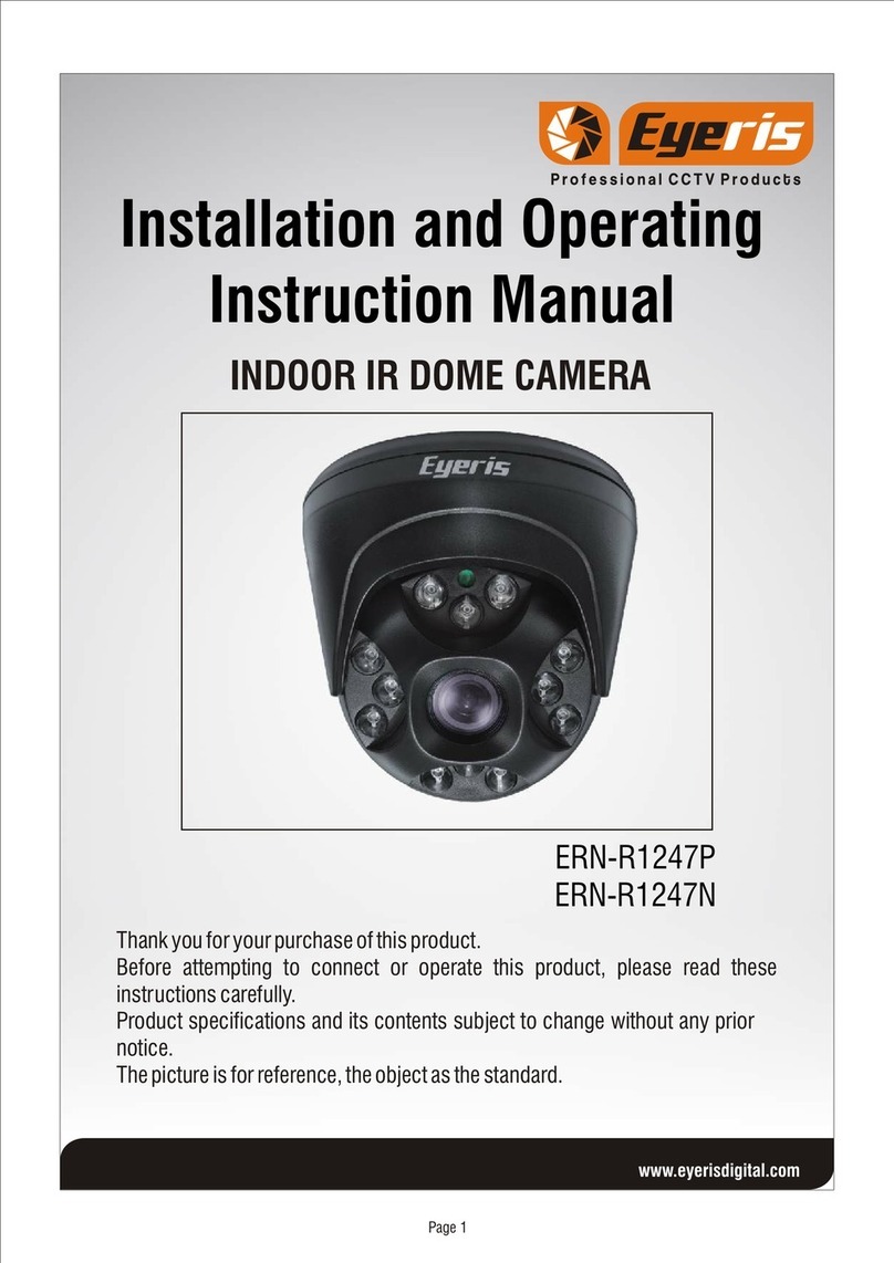 Eyeris ERN-R1247P Installation and operating instruction manual