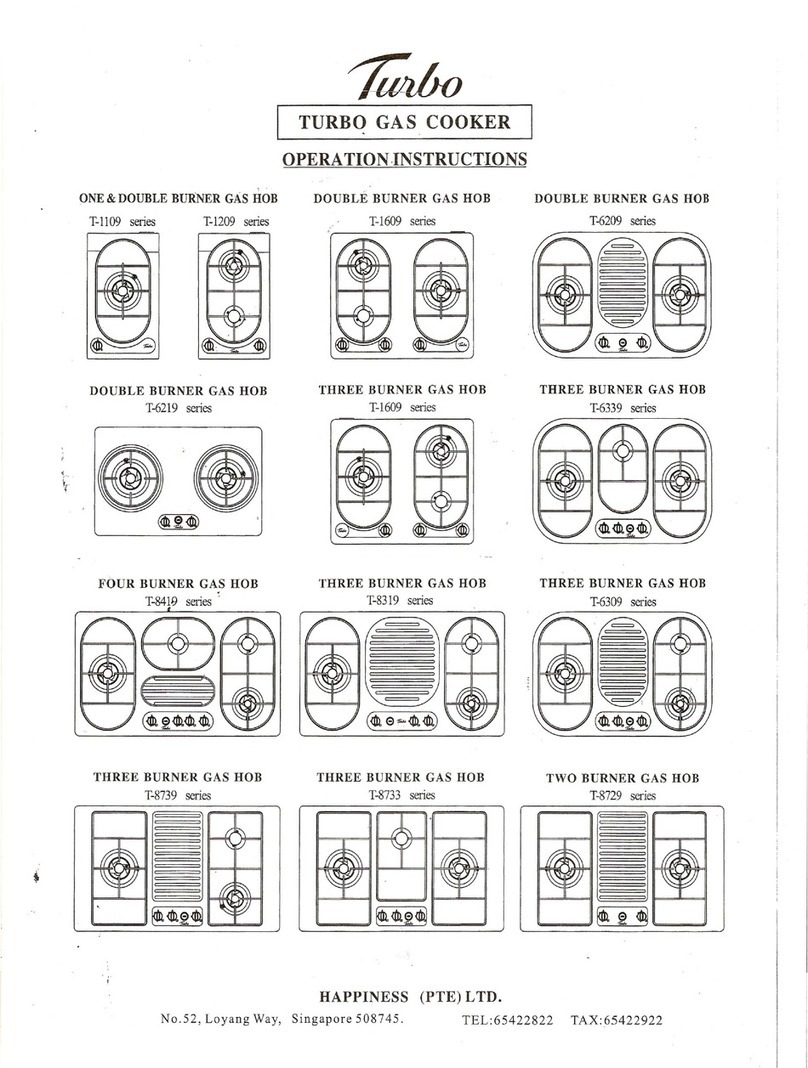 Turbo INCANTO T7339SS Operation instructions Turbo INCANTO T7339SS Operation instructions