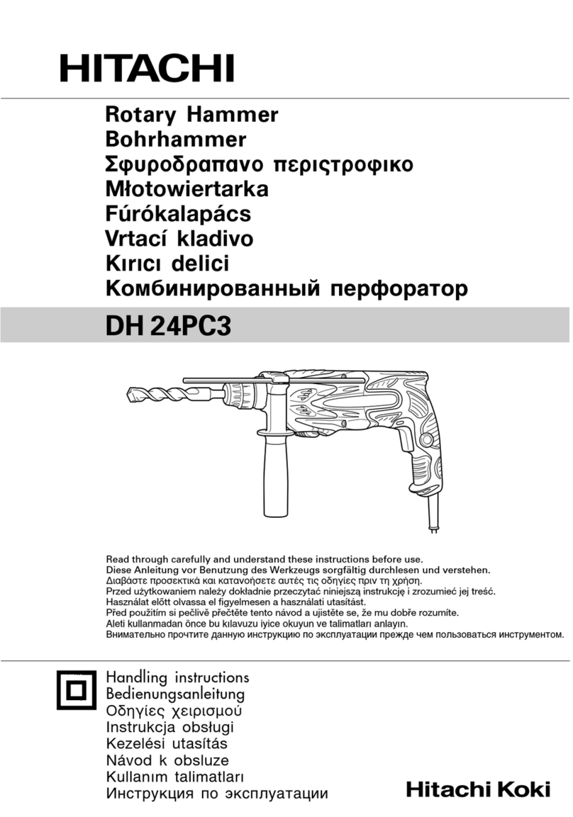 Hitachi DH 24PC3 User manual