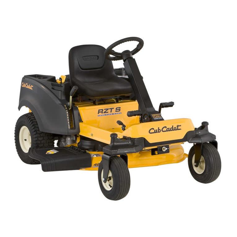 Cub Cadet RZT L User manual