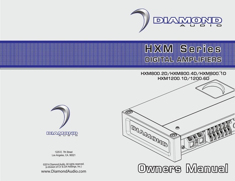 Diamond Audio HXM800.2D User manual