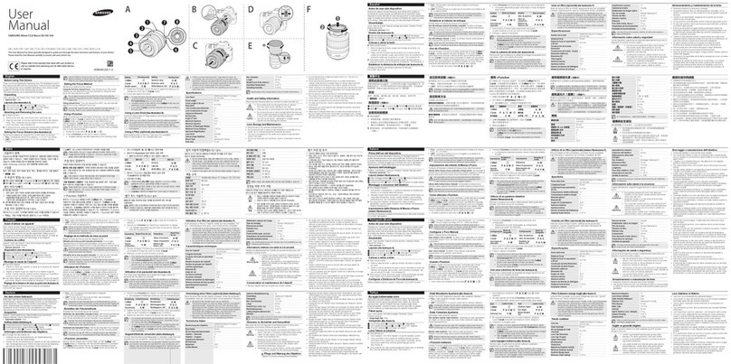 Samsung 60mm F2.8 Macro ED OIS SSA User manual