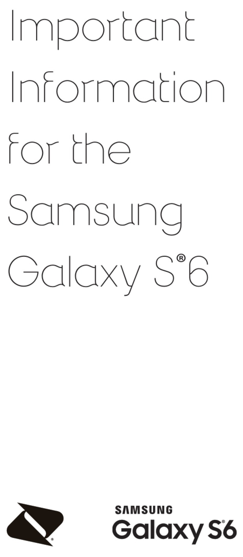 Samsung Galaxy S6 edge Operating manual