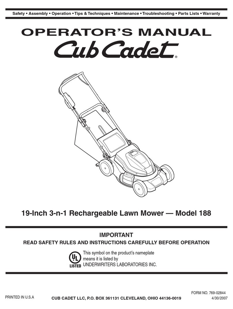 Cub Cadet 188 User manual