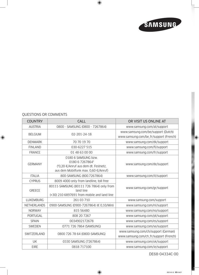 Samsung MC32J7035 series User manual