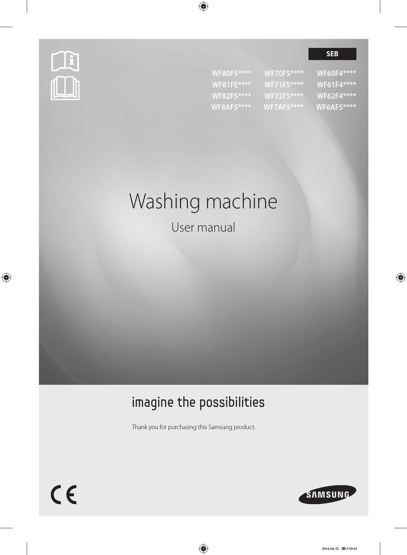 Samsung WF80F5 series user manual