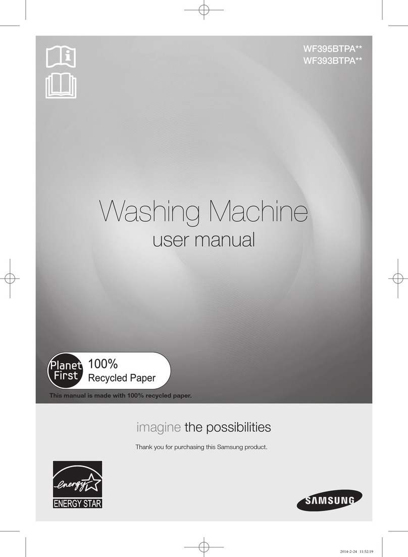 Samsung WF395BTPA series user manual