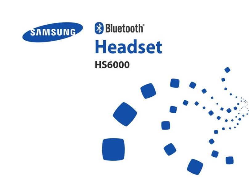 Samsung HS6000 User manual Samsung HS6000 User manual