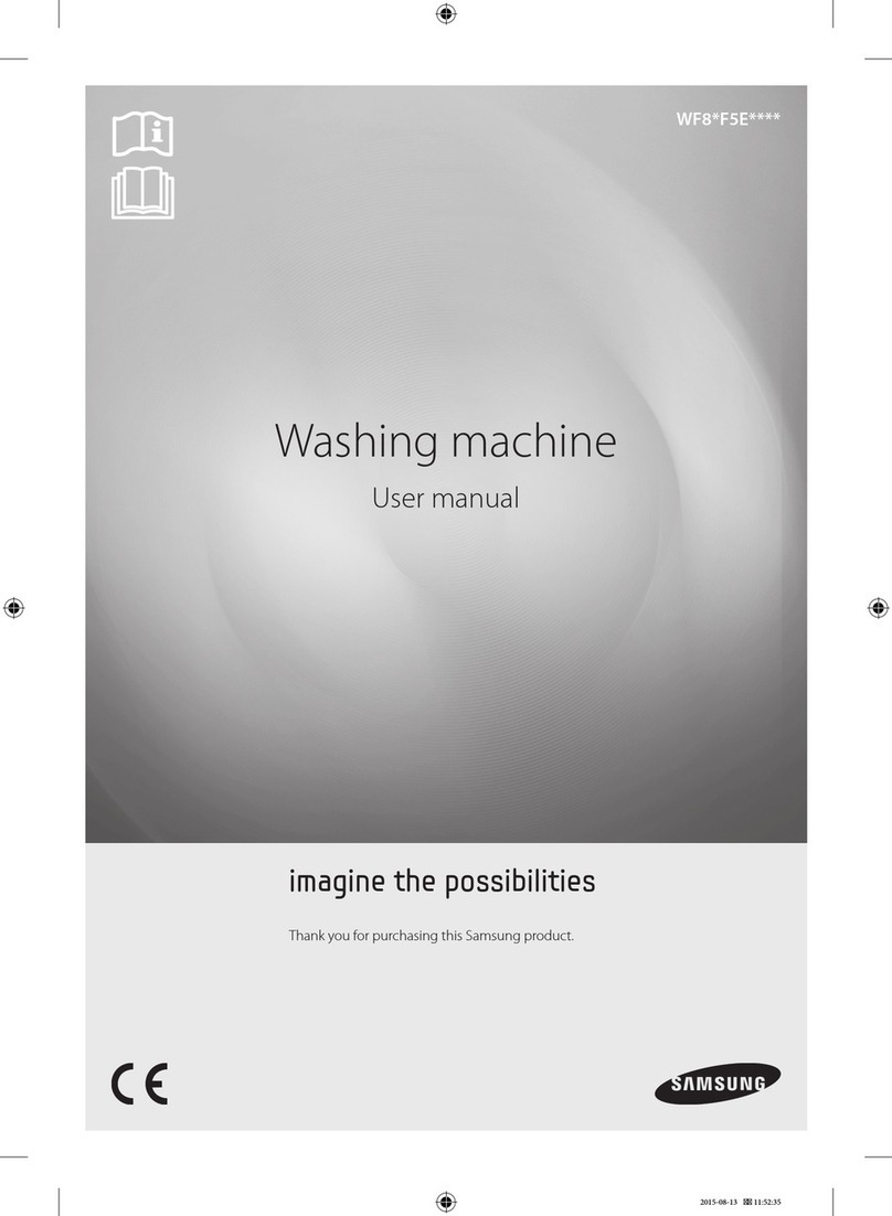 Samsung WF8*F5E series User manual