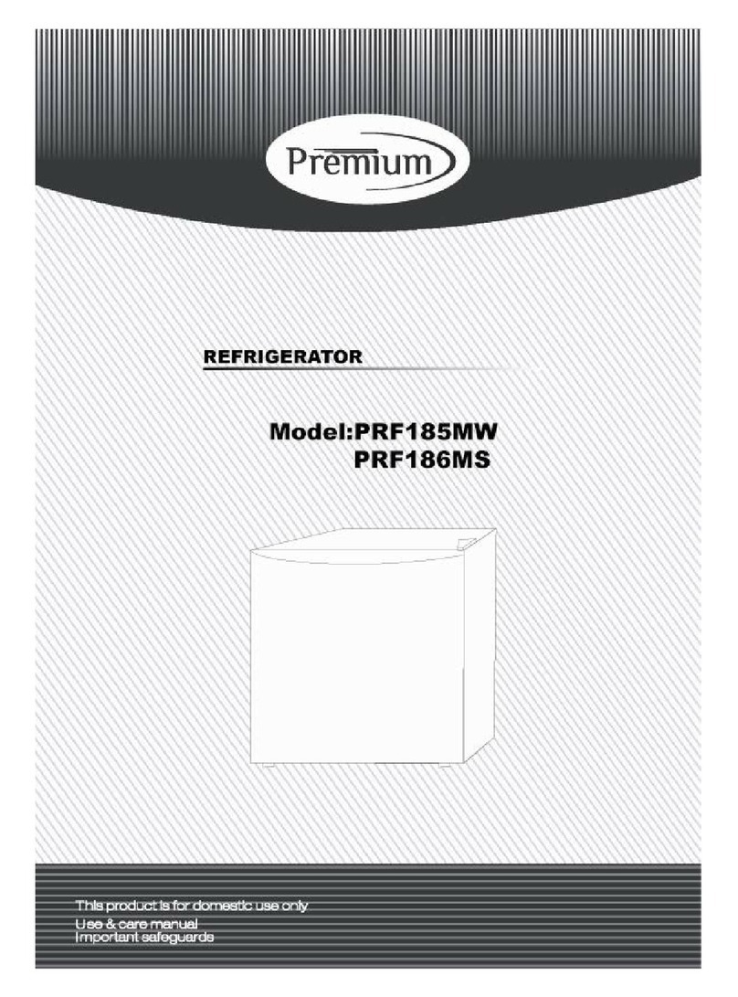 Premium PRF185MW User manual