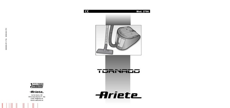 ARIETE tornado 2796 manual