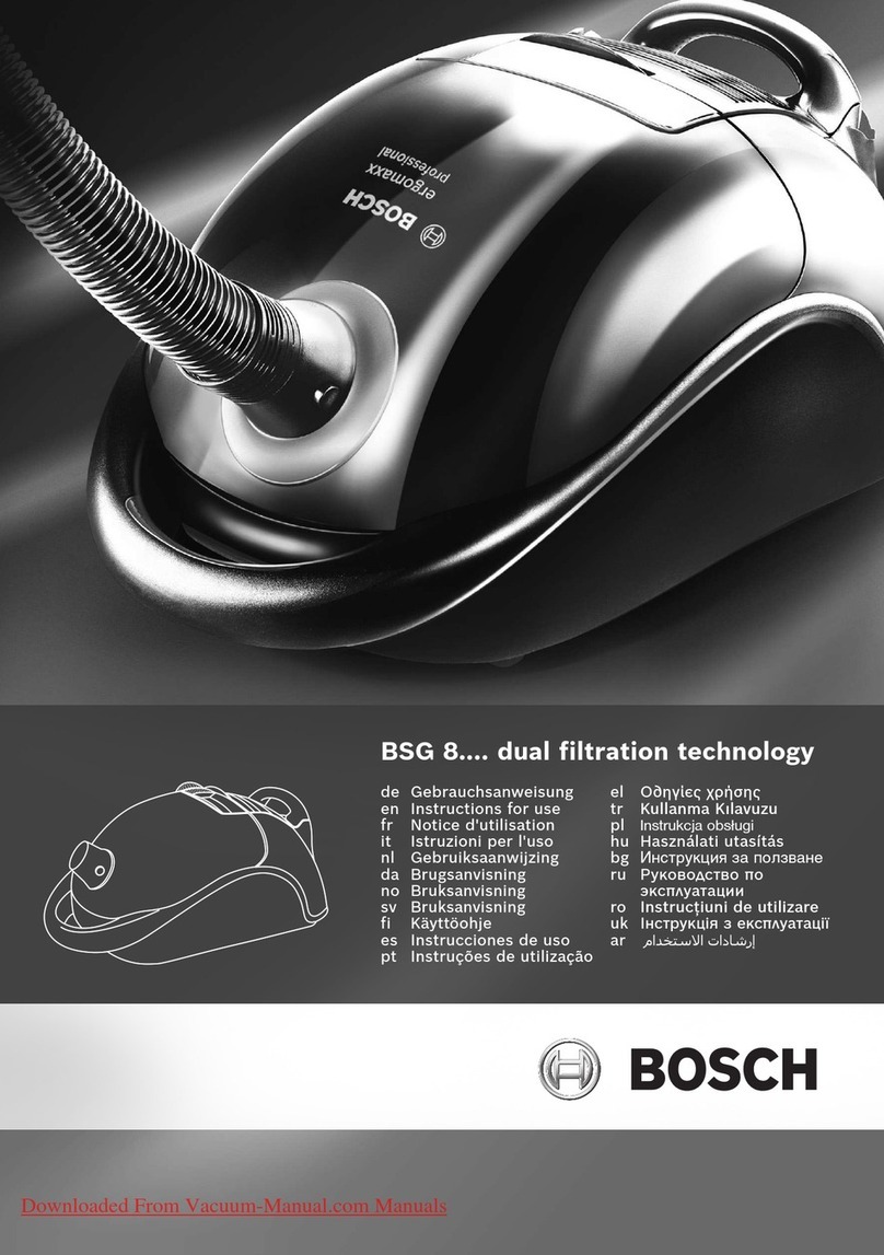 Bosch BSG8 series Instructions for use