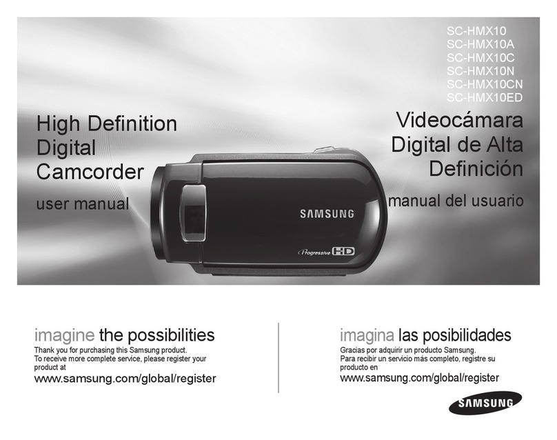 Samsung SC-HMX10 User manual