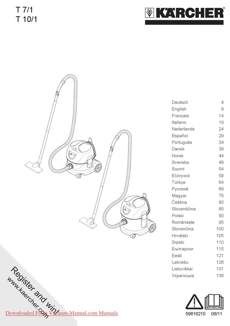 Kärcher T 7/1 Classic User manual