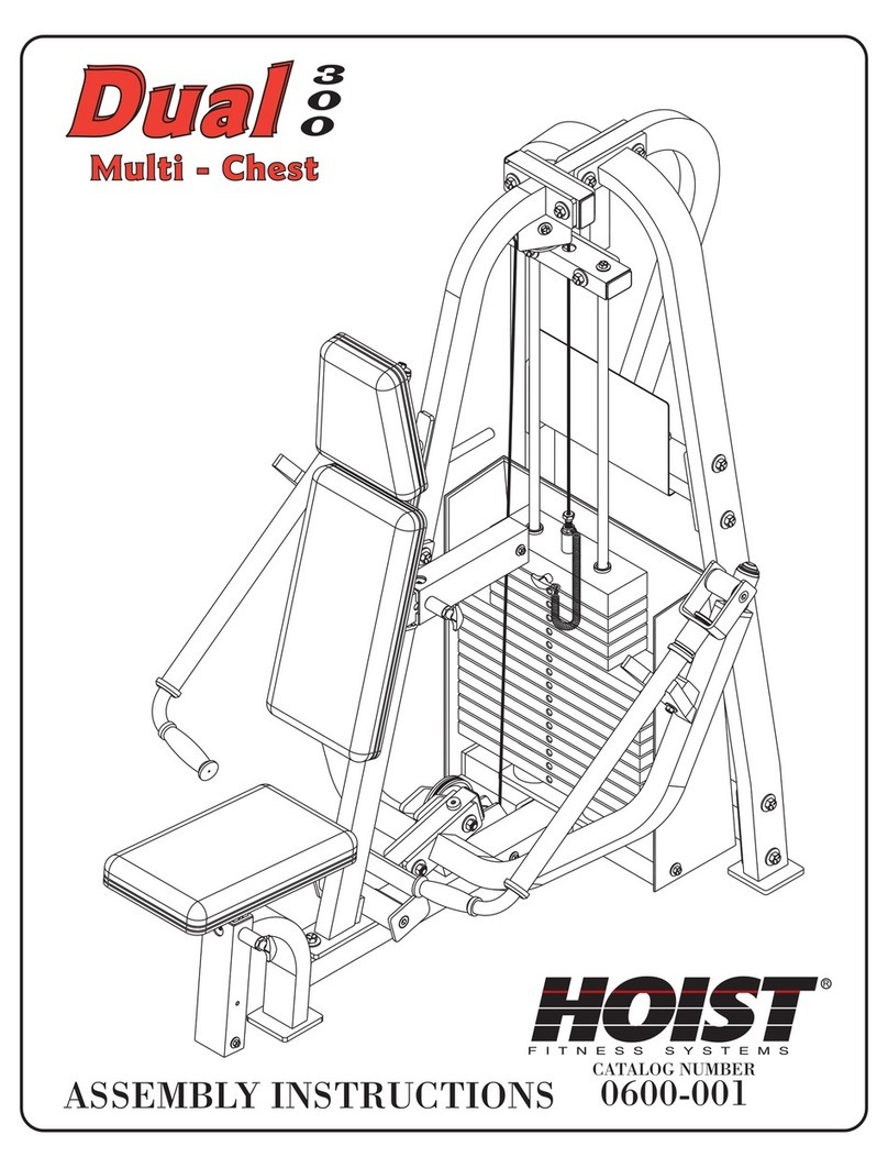 Hoist Fitness Dual 300 Assembly instructions