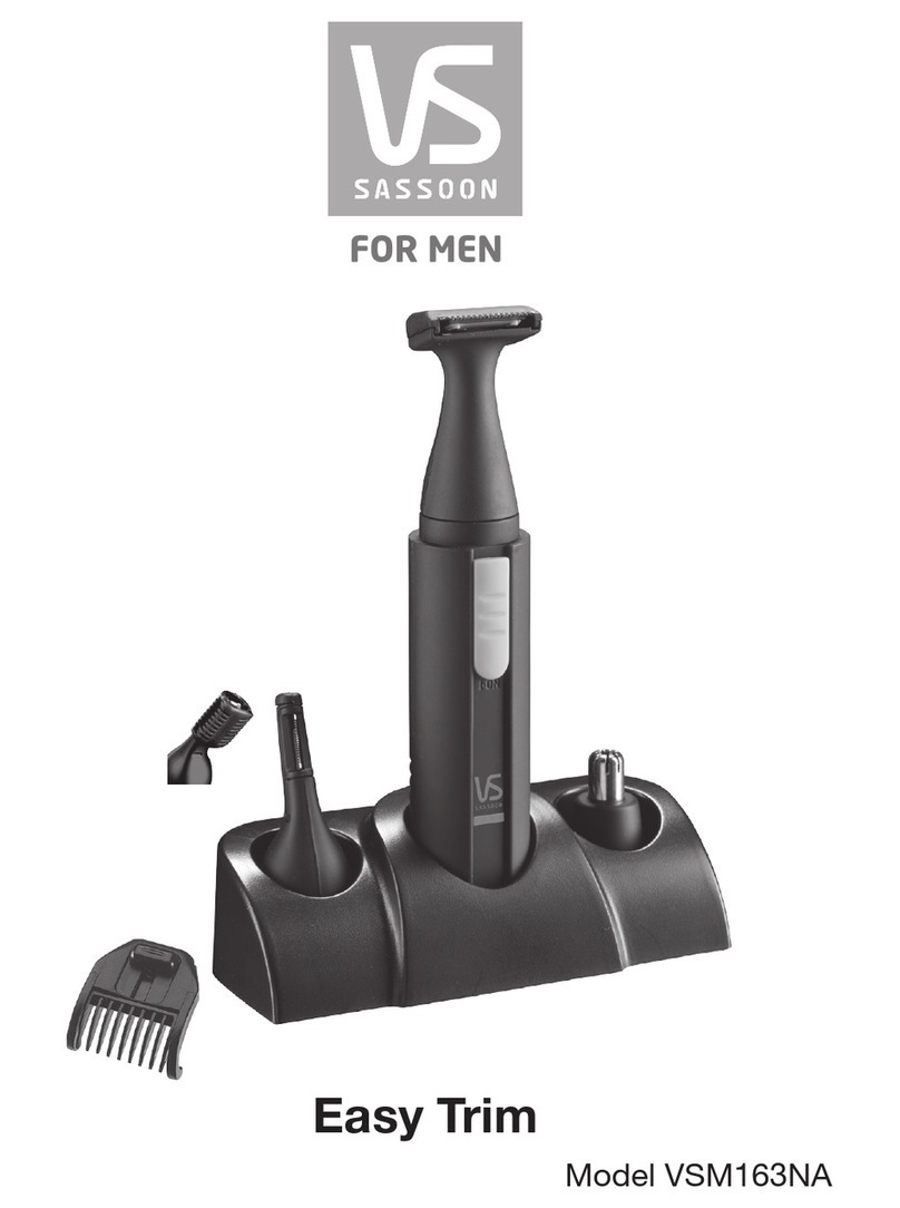 SASSOON Easy Trim VSM163NA User manual