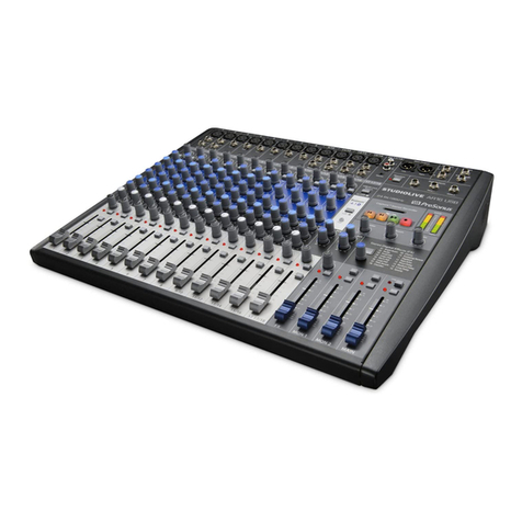 PRESONUS StudioLive AR-Series owner's manual