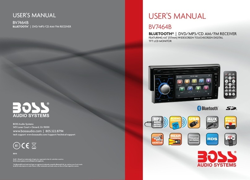 Boss Audio Systems BV7464B user manual