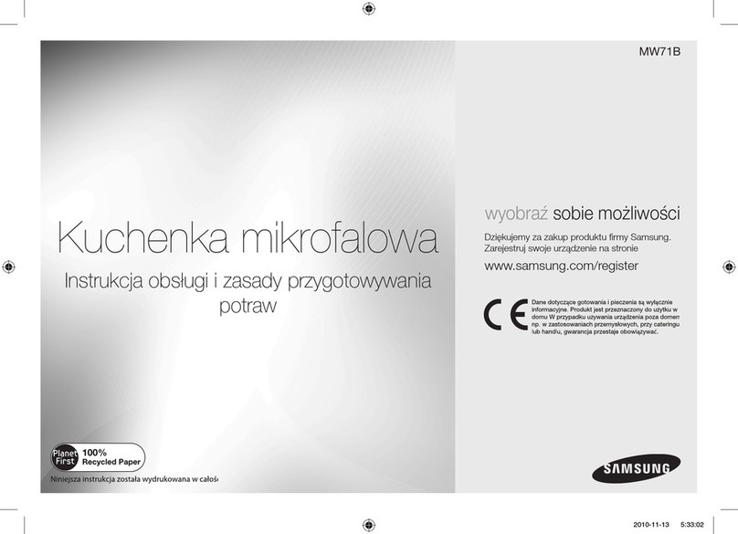 Samsung MW71B Manual