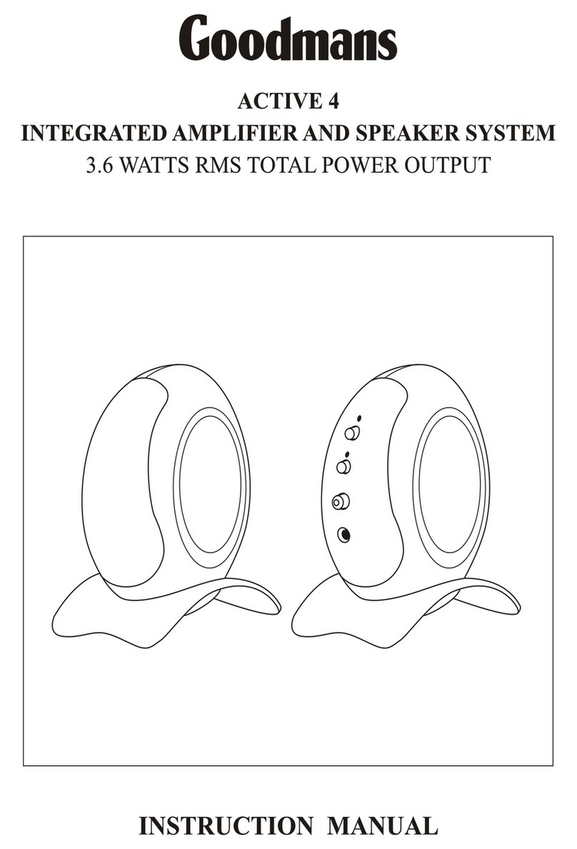 Goodmans ACTIVE 4 instruction manual