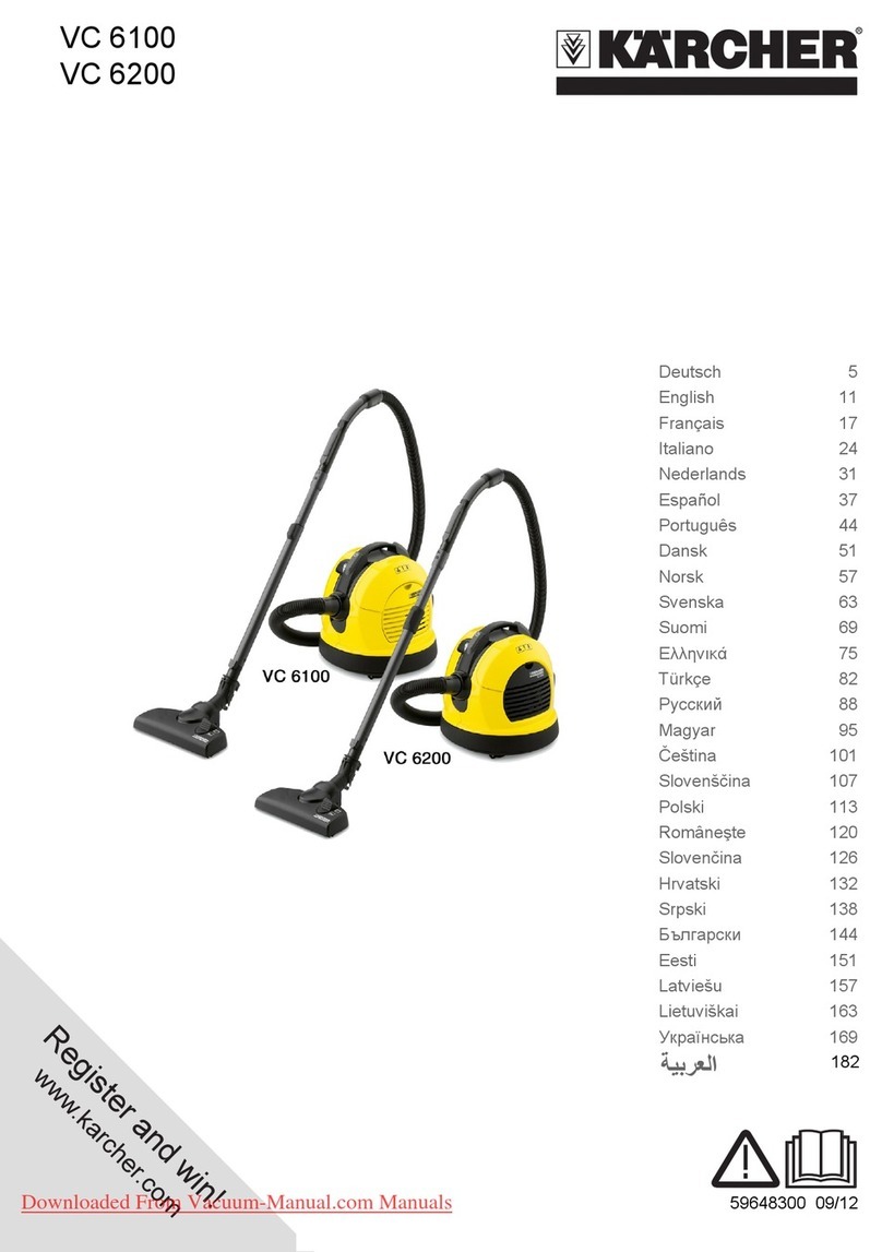 Kärcher VC 6200 User manual