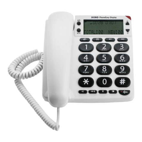 Doro PhoneEasy Display 312C User manual