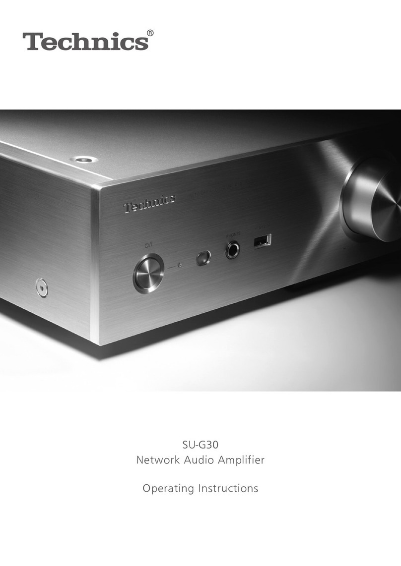 Technics SU-G30 User manual Technics SU-G30 User manual