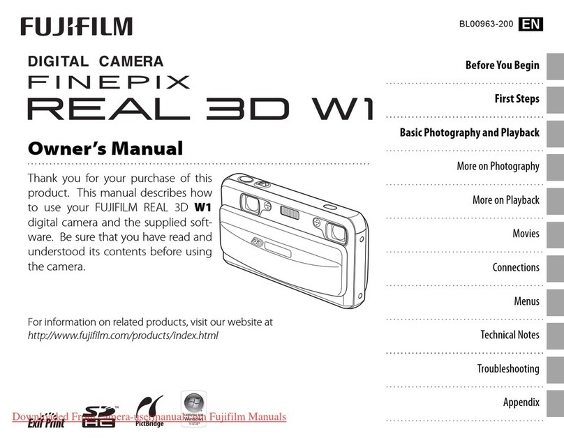 FujiFilm FinePix REAL 3D W1 owner's manual