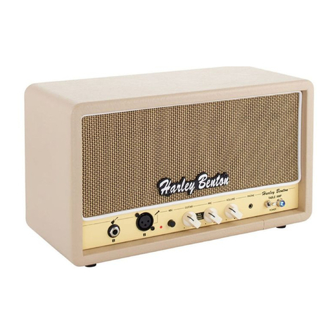 Harley Benton Table Amp User manual Harley Benton Table Amp User manual