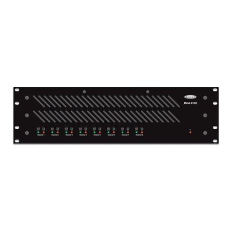 Biamp MCA SERIES User manual