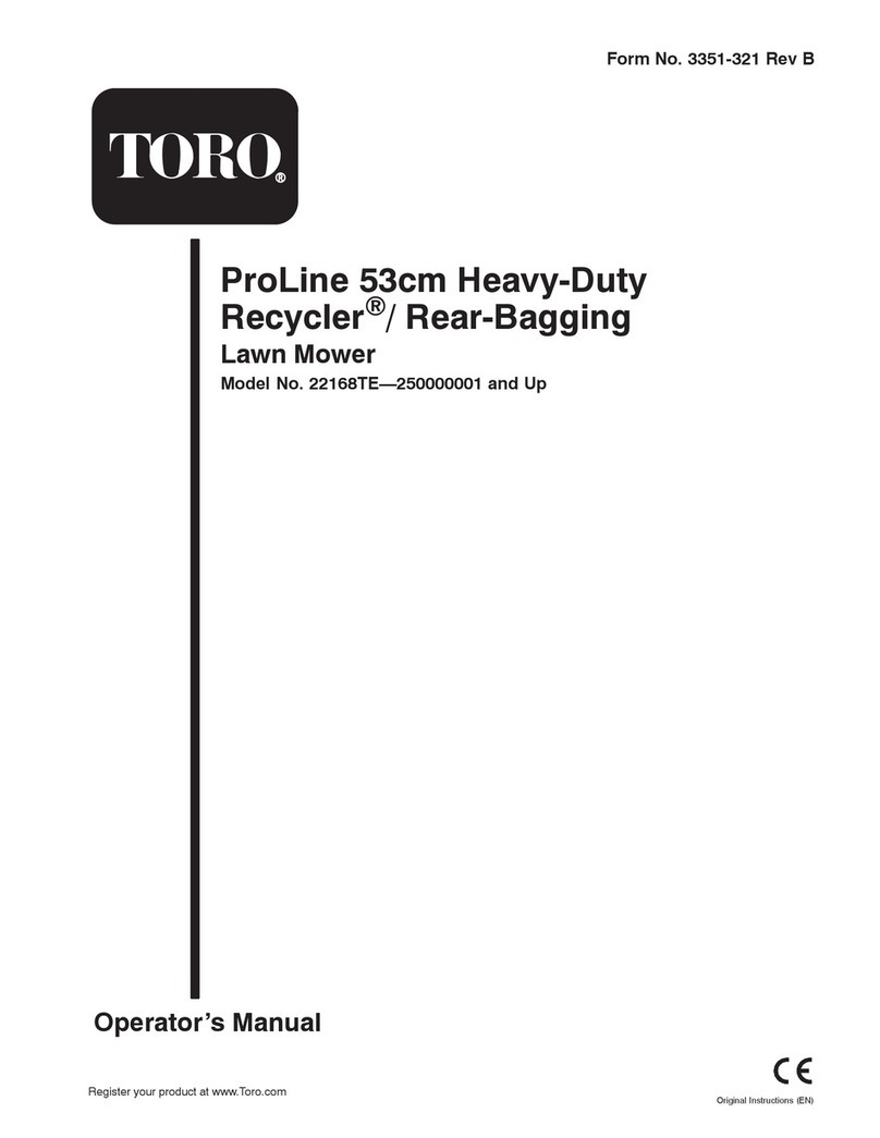 Toro 22168TE User manual