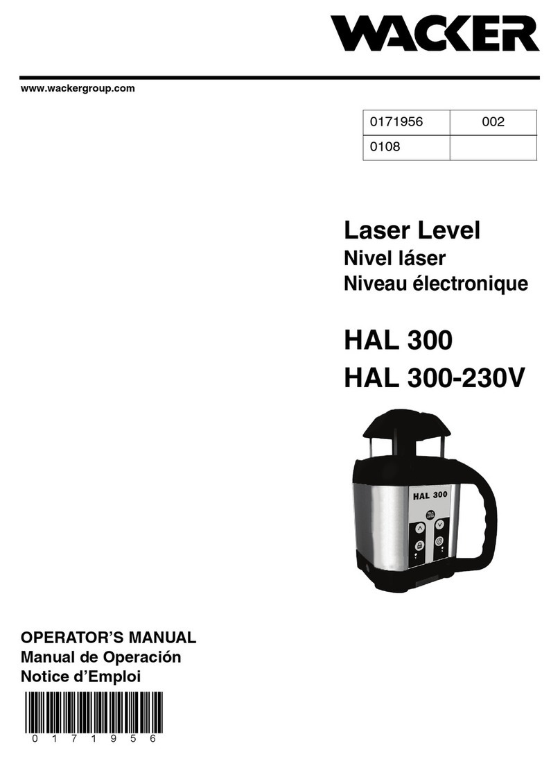 Wacker Neuson HAL 300 Operator's manual
