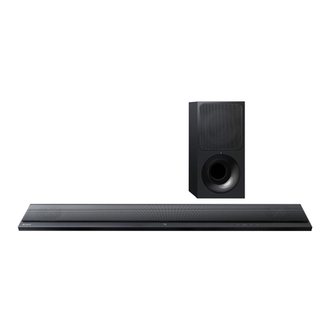 Sony HT-CT390 User manual