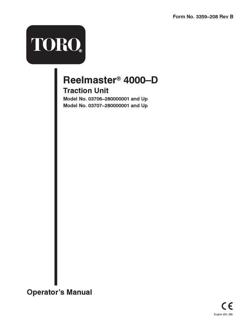 Toro Reelmaster 4000-D 03706 User manual Toro Reelmaster 4000-D 03706 User manual
