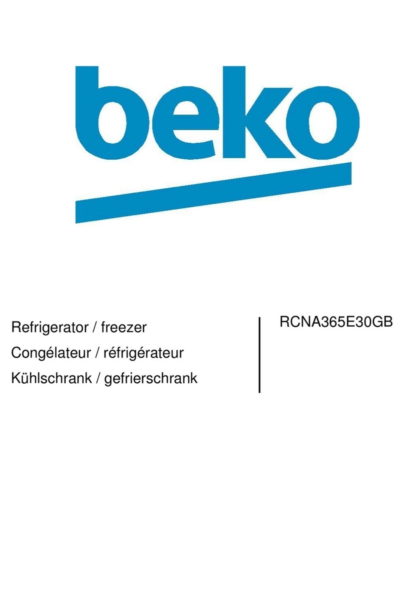 Beko RCNA365E30GB user manual Beko RCNA365E30GB user manual