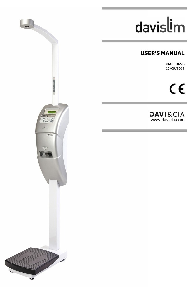 DAVI & CIA DAVISLIM User manual