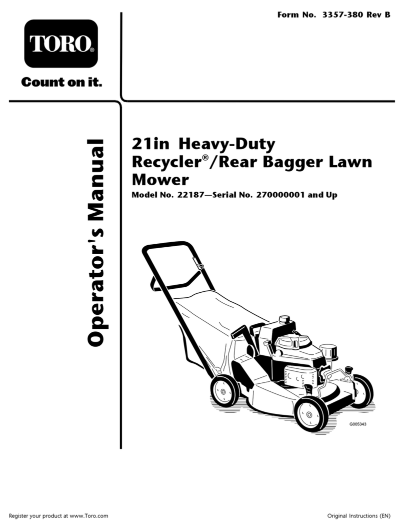 Toro 22187 User manual
