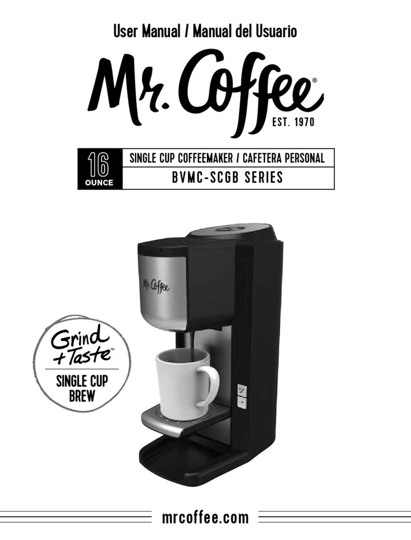 Mr. Coffee BVMC-SCGB SERIES user manual