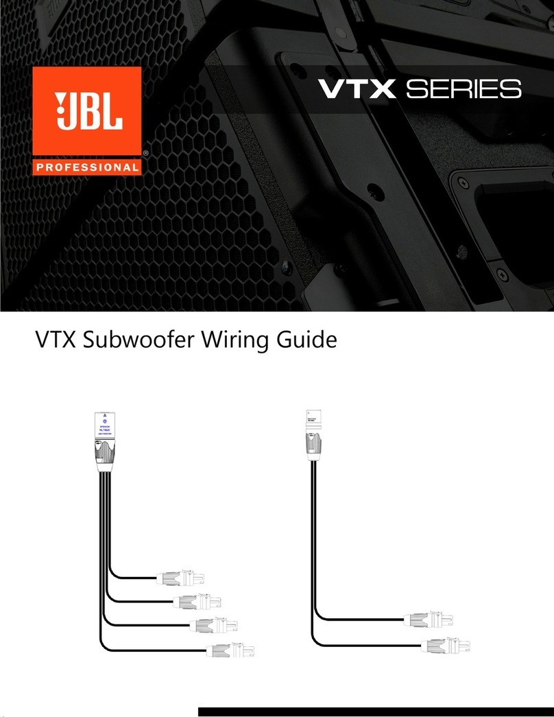 JBL VTX Series User manual