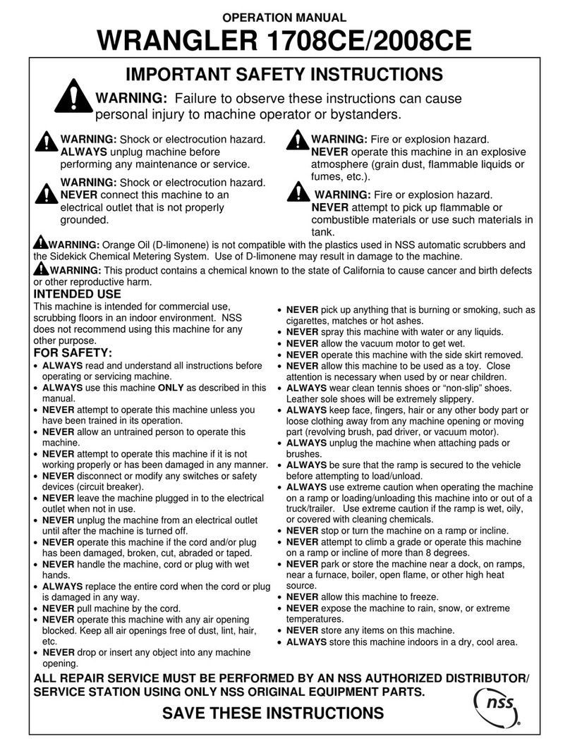 NSS WRANGLER 1708CE User manual