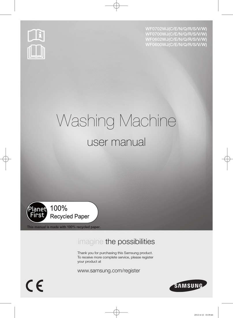 Samsung WF0702WJ series User manual Samsung WF0702WJ series User manual