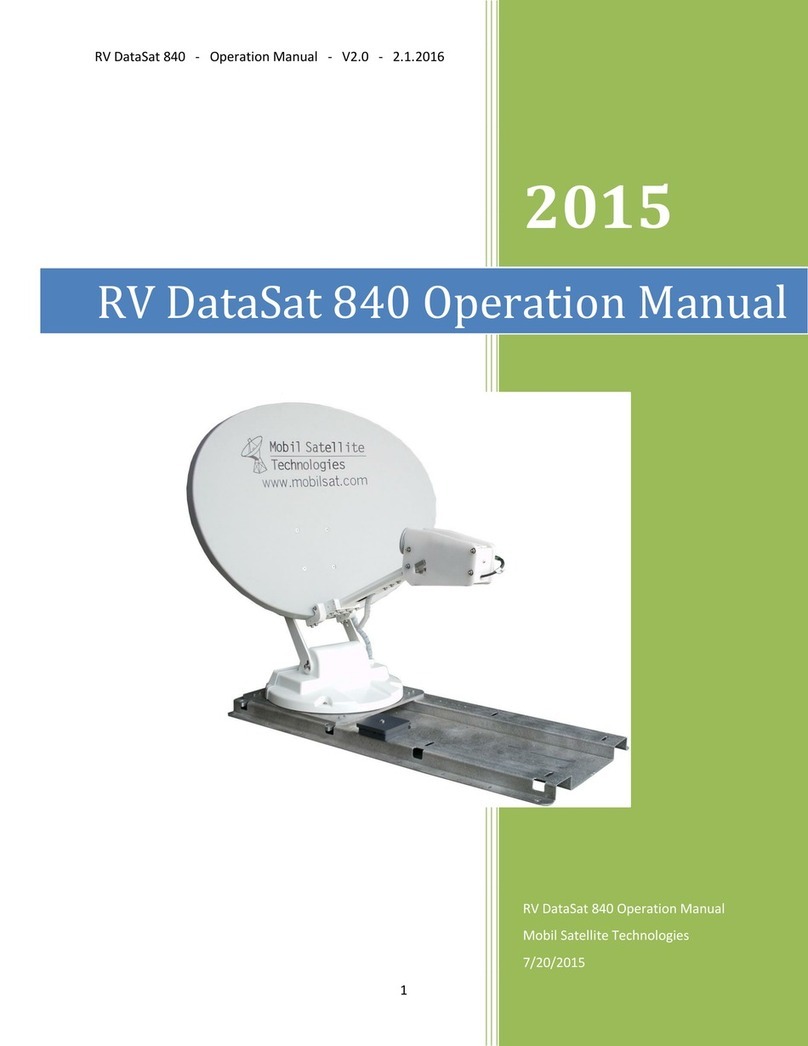 MobilSat DATASAT 840 User manual