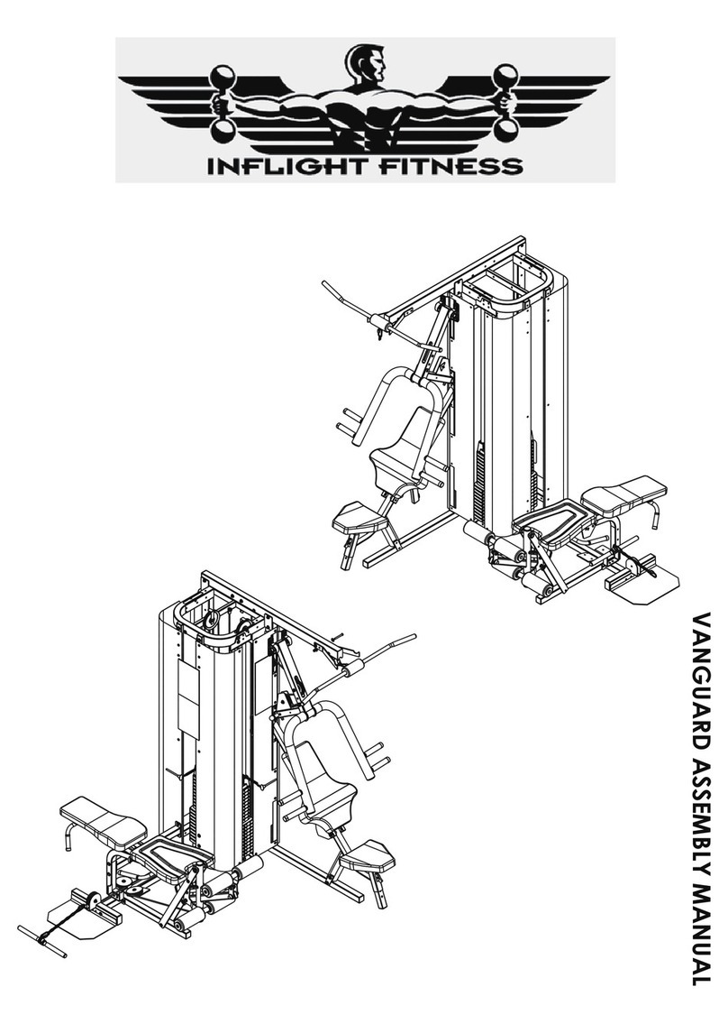 Inflight Fitness VANGUARD Assembly manual